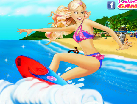 Szörföző lány öltöztetős Barbie játék