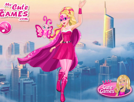 Szuper hős hercegnő divat Barbie játék