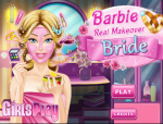 Barbie szépítkezése az esküvőre öltöztetős játék