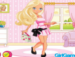 Tini lány öltöztetős Barbie játék