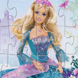 Barbie hercegnő kirakós Barbie játék