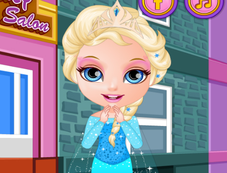 Hercegnős frizura készítés Barbie játék