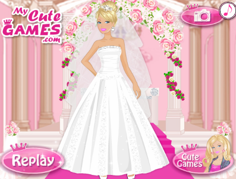 Menyasszonyi ruha tervezés Barbie játék