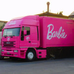Szállítós ügyességi Barbie játék