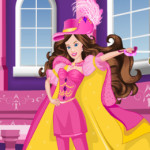 Barbie mint muskétás öltöztetős Barbie játék
