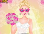 Szuperhős menyasszony öltöztetős Barbie játék